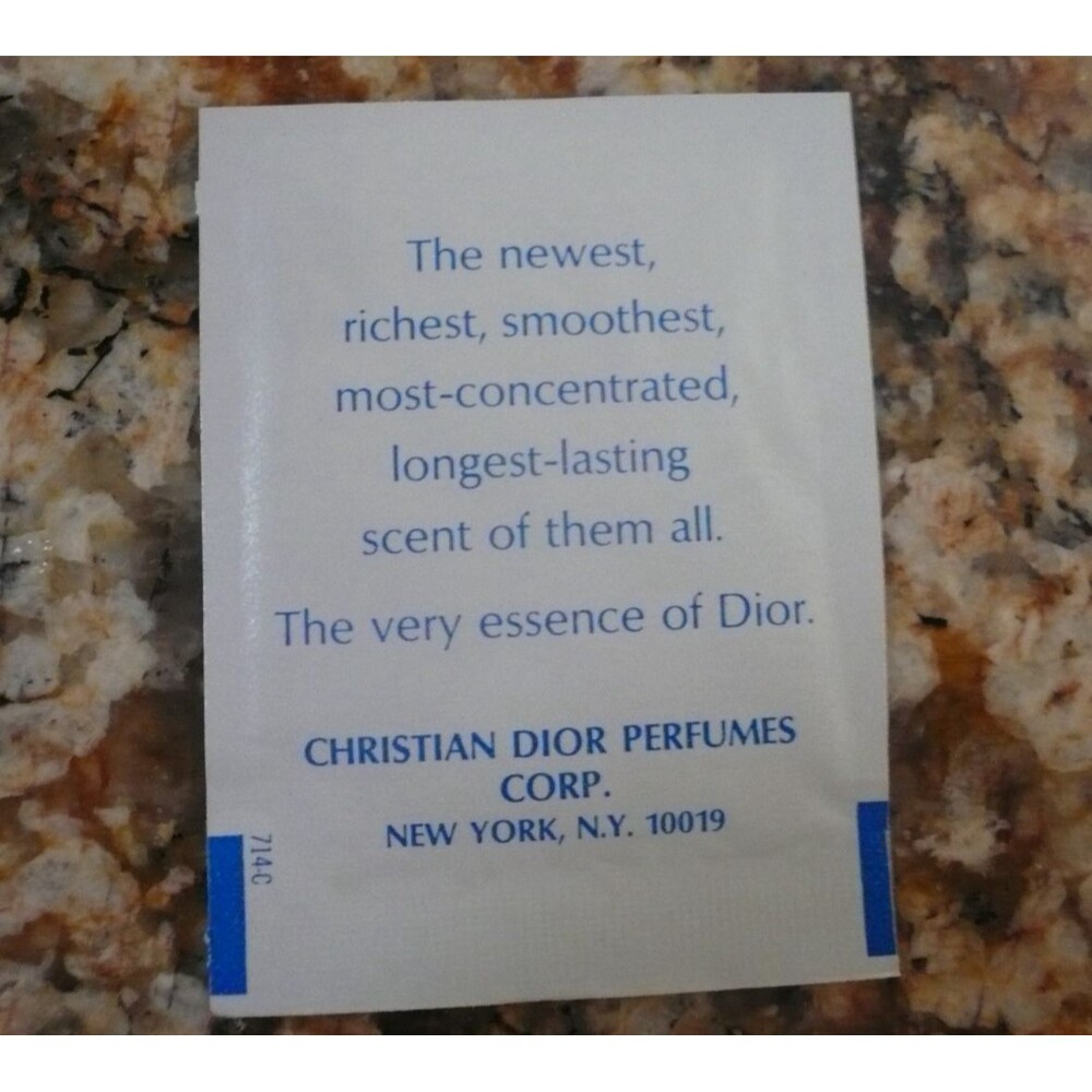 Vintage Early 1970's Christian Dior Dioressence 9 Perfume Wipe Packets in Box - Picture 5 of 5